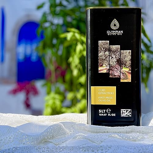 Aceite de oliva extra virgen Olympian 5 L lata miniatura 3