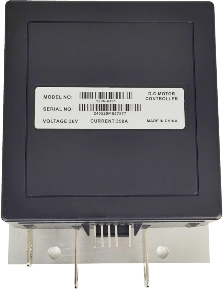 1206-4301 36V 350A ITS DC Motor Speed Controller Compatible with EZGO E-Z-GO TXT Medalist Golf Cart 1994-UP 25864G09 25864-G09 25864G03 25864G04 25864G05 25864G06 5-Pin Compatible with Curtis