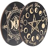 Planche de divination par radiesthésie : cette planche à pendule en bois est légère et facile à transporter, pour votre plus grand confort