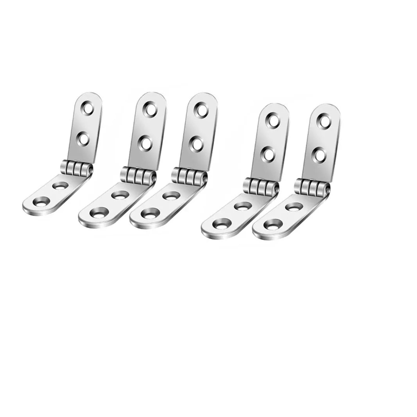Generic Rounded Buffer Foldable Flap Hinges for Sewing Machine Cabinet(5PCS)