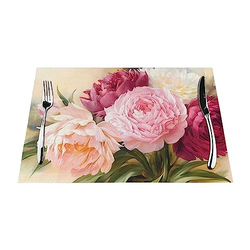 Set de table tissé lavable résistant chaleur pour protéger table bois - 2