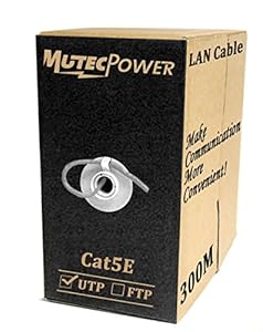 MutecPower CAT5E 300M UTP LAN-Kabel
