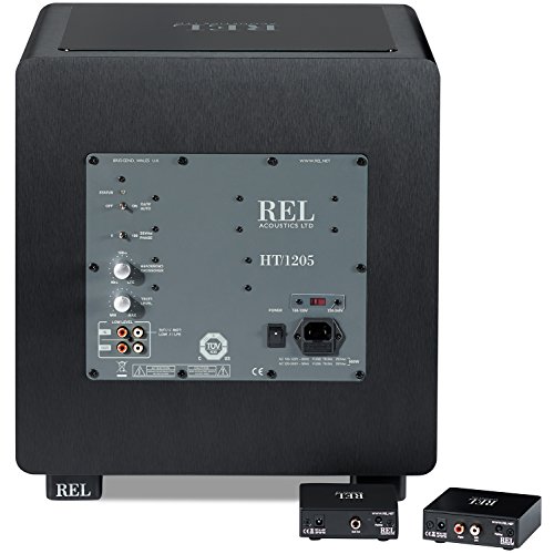 Rel Acoustics Ht/1205 Subwoofer, Ht-Air Wireless Compatible, Line Grained Black Composite #TOP5