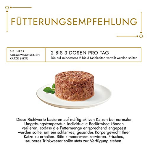 Gourmet Gold Raffiniertes Ragout Katzenfutter nass, mit Thunfisch, 12er Pack (12 x 85g)