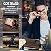 Cracedily for Samsung Galaxy A33 5G Case, Flip Wallet Leather Case with Card Holder Magnetic Closure Shockproof Kickstand Protective Phone Cases Cover for Samsung A33 5G,Coffee