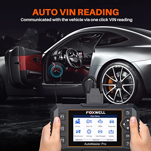 Foxwell Nt624 Elite All System Obd2 Scanner Diagnostic Tool 8 Services Reset Diagnostic Scanner For All Vehicles Abs Bleeding/Injector Coding/Brt/Oil Light/Epb/Sas/Dpf/Throttle, Auto Vin #TOP6