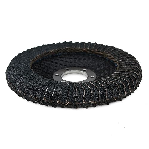 Miniatura 6 de BHA Discos de solapa de soldadura con borde curvado de circonio, 4-12 "x 78" - Paquete de 5 (grano 120)