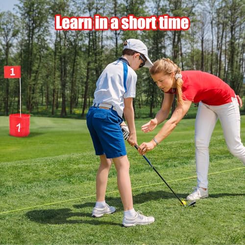 Golf-Hofspiel, 6-Loch-Golfspiele Golfspielset für den Garten Golf-Übungsspiel für Erwachsene Kinder Rasen Strand Hof Campingpark
