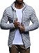 Produktbild Leif Nelson Strickjacke Herren mit Kapuze & Reissverschluss (Grau, Größe L) - Strick Sweatjacke Männer Cardigan für Winter Baumwolle