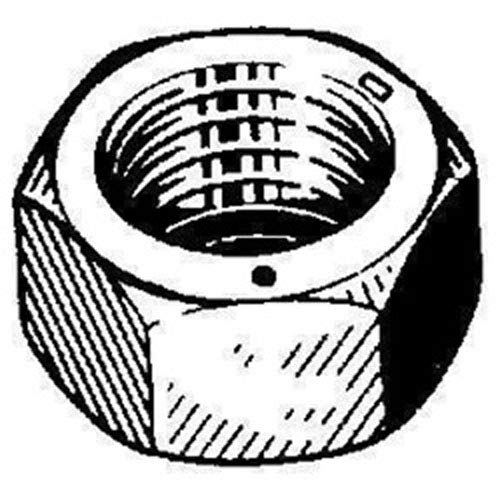 3/4"-16 SAE Grade 5 Hex Nut Zinc