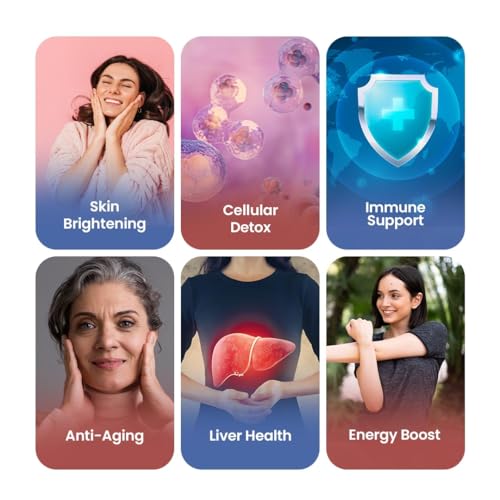 Image of Sublingual Glutathione Supplement - 10 Tablets | High Bioavailability Formula for Skin Brightening, Tan Removal & Anti-Aging | Supports Detox, Liver Health, Cellular Health & Immunity