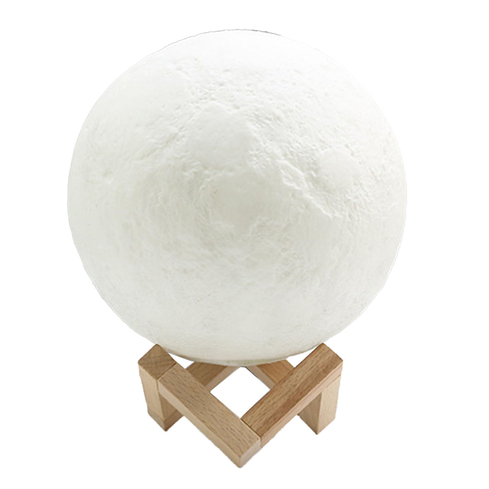 Imagen de catálogo asociada a Lámpara de Luna, Lámpara de Mesita de Noche, Luz Nocturna LED 3D, Control Táctil, Lámpara de No