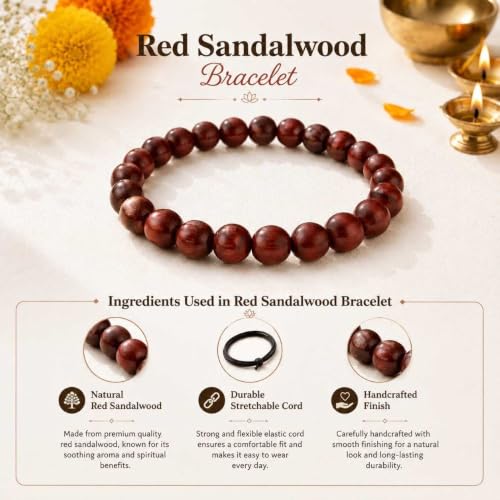 Image of Beaded Bracelet for Men & Women | Stretchable Handmade Prayer Meditation Yoga Wrist Bracelet | Stylish Everyday Wear | Free Size