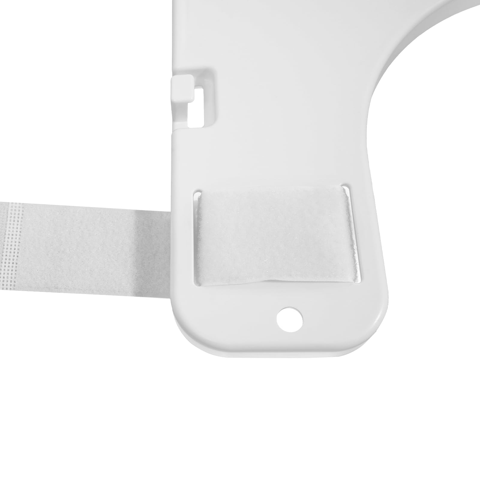 Tablett für Rollstuhl mit Becherhalter, ABS Kunststoff Rollstuhl Schoßtablett, Abnehmbar, Einfach zu Installieren, Rollstuhl Tablett Gesamtbelastbarkeit 80kg, 58 * 53cm (Weiß)