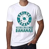 Photo Gallery uomo maglietta explore space i need more space for bananas t-shirt stampa grafica divertente vintage idea regalo originale alla moda bianco xs Photo Gallery uomo maglietta explore space i need more space for bananas t-shirt stampa grafica divertente vintage idea regalo originale alla moda bianco xs