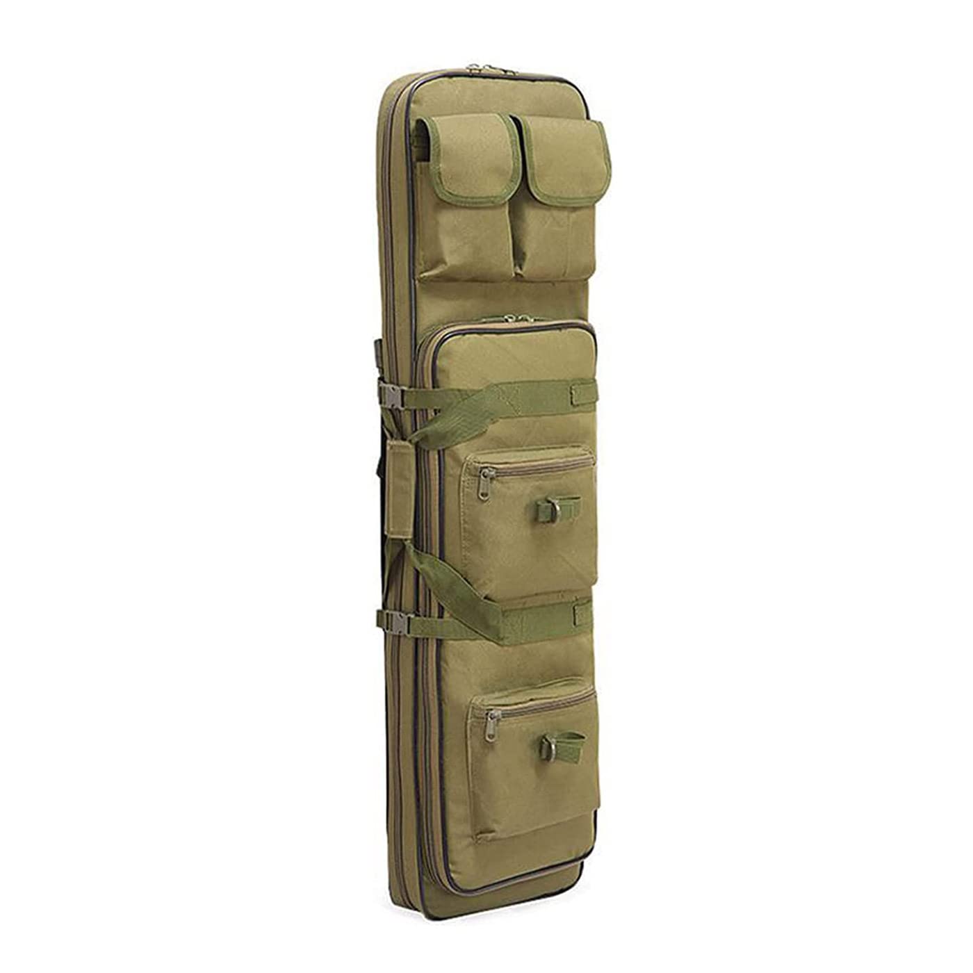 Custodia Tattica per Fucile, Borsa per Il Trasporto di Fucili da Esterno, Borsa per Pistola Imbottita Morbida, Borsa per Fucile Zaino per Pistola Doppia Custodia per Fucili Lunga per Tiro a Caccia,V