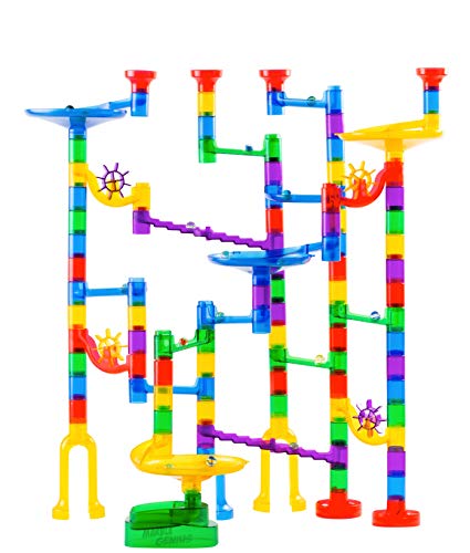 Marble Genius Marble Run (130 Complete Pieces) Maze Track or Race Game for Adults, Teens, Toddlers, or Kids Aged 4-8… - Image 8