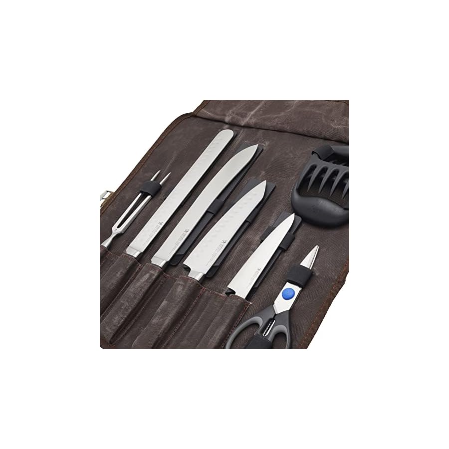 Henckels-Forged-Accent-9-pc-Barbecue-Carving-Tool-Set Henckels Forged Accent 9-pc Barbecue Carving Tool Set,Black