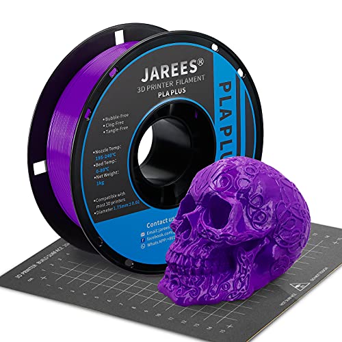 Image of PLA Filament 1.75mm Purple 1KG, 3D Printer Filament Dimensional Accuracy + /- 0.02mm, High Speed1kg Spool(2.2lbs) Fit Most FDM 3D Printers