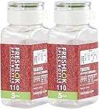 Takeya Chemical Industry Fresh Rock Spice Bottle, 4.3 fl oz (110 ml), Condiment Case, 5 HOLE, Set of 2, Green