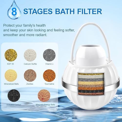 Filtre à eau suspendu haute performance pour baignoire et douche