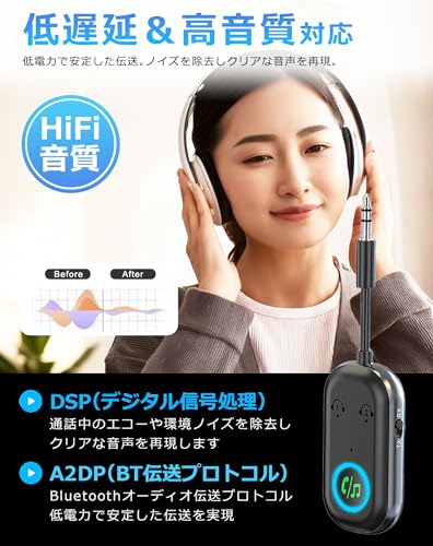 IdeaThink トランスミッター bluetooth テレビ レシーバー it-br08t の商品画像 5