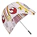 Bioworld International Casque Parapluie Star Wars Luke Skywalker Parapluie Ø90cm Rouge Blanc Jaune