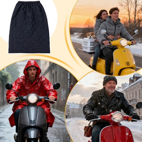 Déflecteurs de vent pour motocyclette avec protection de jambes étanche - 4