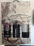 1 x Estuche de vino capacidad para 3 botellas con asa (36,5 cm x 28 cm x 9,5 cm)