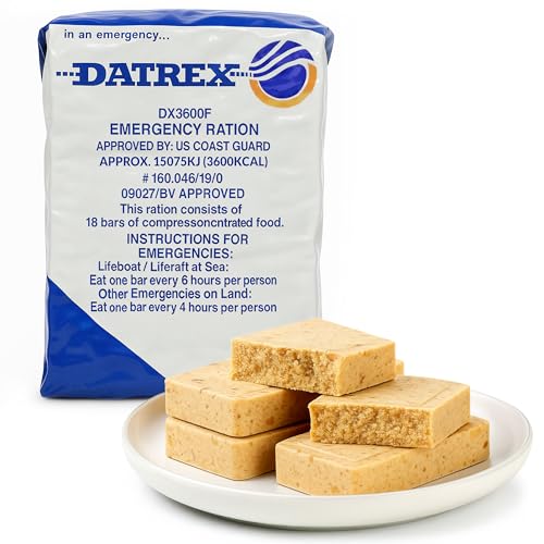 Datrex 3600 Emergency Food Bar - 3 Day/72 Hour Bar - Single Pack