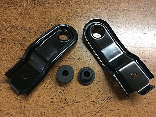 2 PAIRS OF NEW OEM NISSAN RUBBER UPPER RADIATOR MOUNTING BRACKETS & BUSHINGS (2 SETS) - PATHFINDER - XTERRA - FRONTIER (21542-EA000 / 21506-10V00)