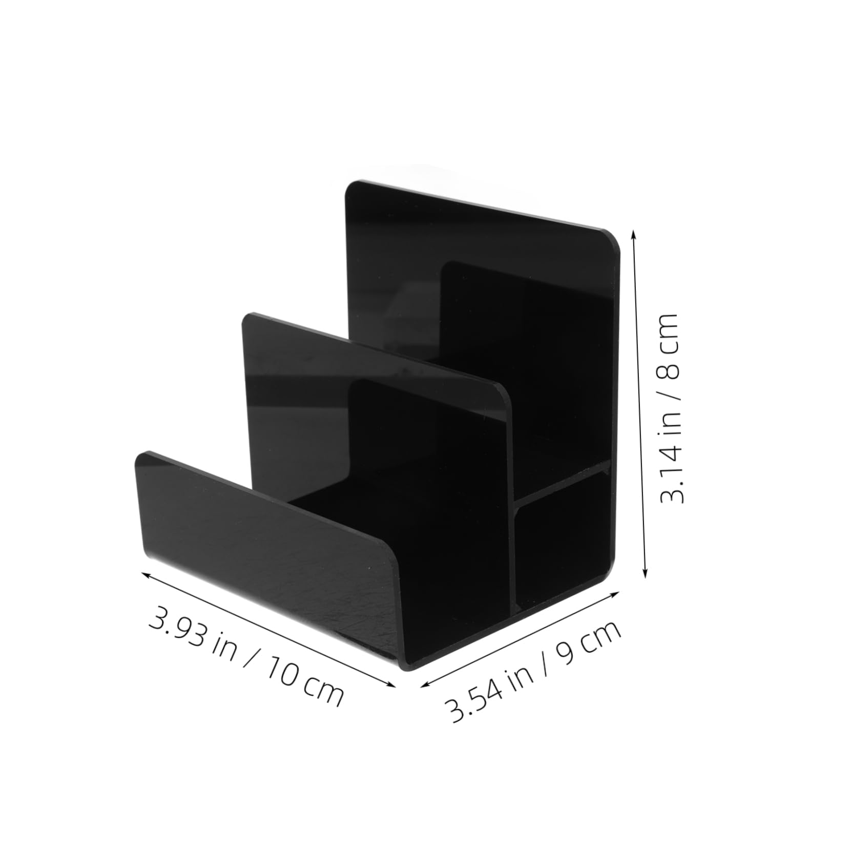 SOLUSTRE Acrylic Multi-layer Purse Display Stand Store Jewelry Glasses Holder Space-saving Wallet Rack Organizer