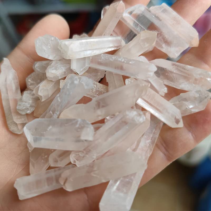 Amazon.com: 100% Natural Raw Clear Quartz Crystal Point Stone Raw