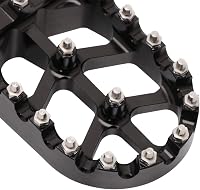 JFG RACING Motoros Lábtartó - CNC Alumínium Széles Pedálok Sur Ron Light Bee és CRF150F/230F Modellekhez, Fekete 4
