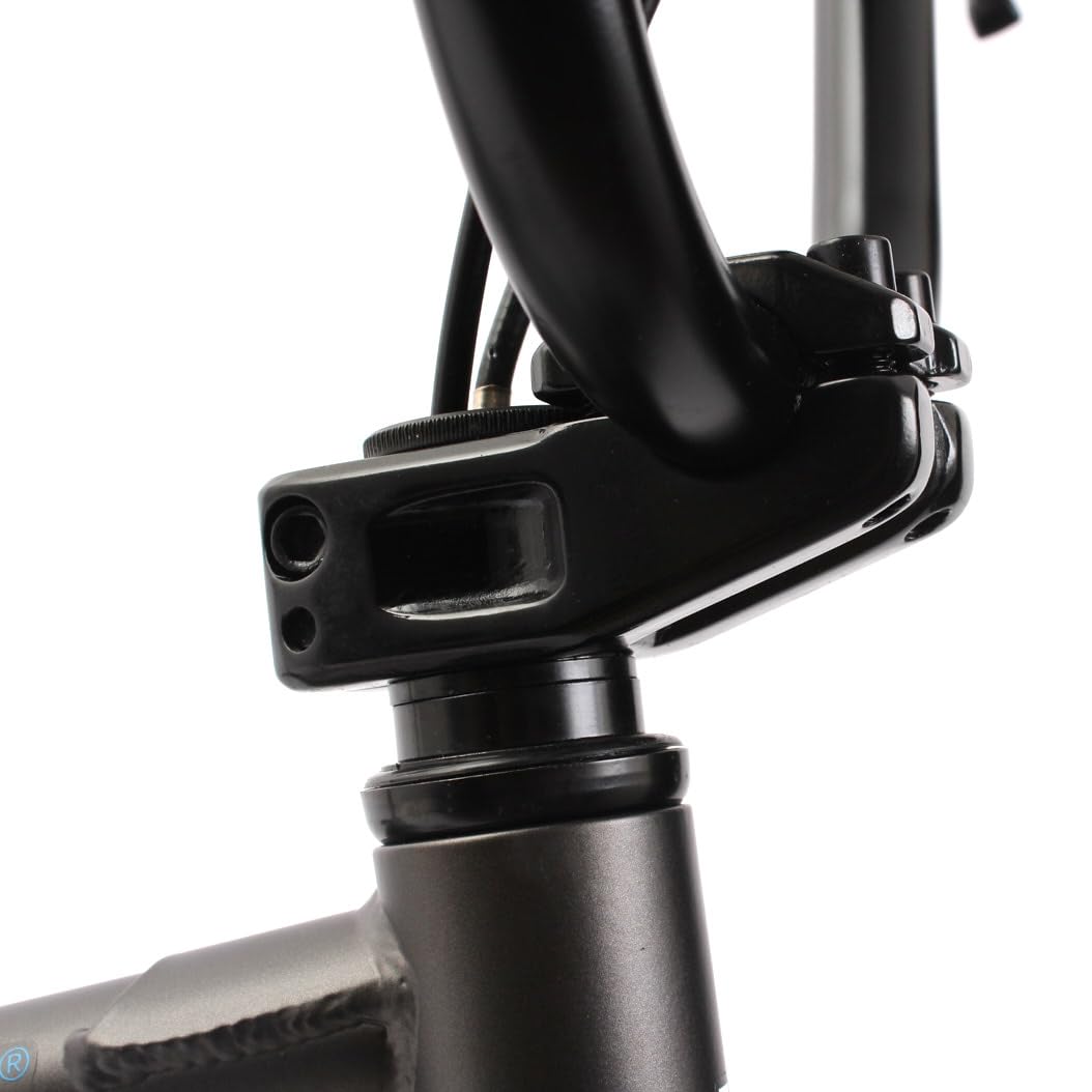 KHEbikes Bicicleta BMX Chris BÖHM, 20 Pulgadas, Rotor Patentado Affix 360°, Gris Oscuro Mate, Peso Ligero - ¡sólo 11,3kg!