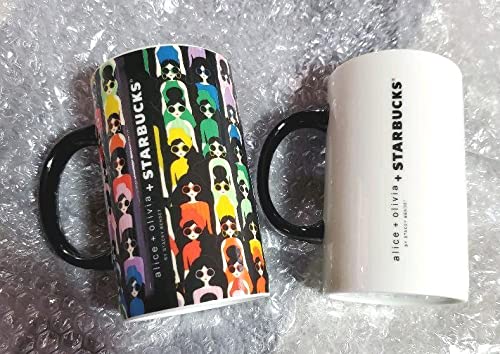 Amazon.co.jp: スタバ alice+olivia マグ ステイシーフェイス