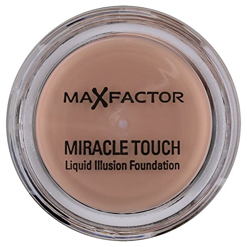 Preisvergleich Produktbild 3 x Max Factor Miracle Touch Liquid Illusion Foundation Natural 70