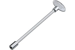 8 Inch Universal Fireplace Key Perfect Fit for Fire Pits & Fireplaces