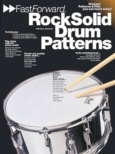 Partition Fast Forward Rock Solid Drum Patterns livre batterie avec CD audio d'apprentissage - 2