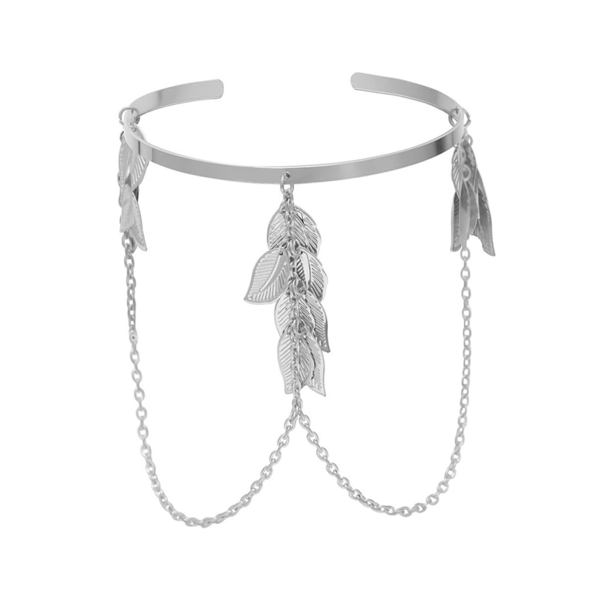 COLLBATH 1Pc Hoja Geométrica Borla Cadena Colgante Brazalete Pulsera De Brazo Pulseras Brazalete Superior Pulsera Brazalete Brazalete De Brazo Pulseras Ajustables Brazalete De Hoja Las
