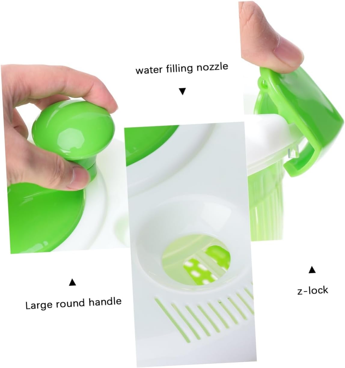 Zerodeko Manual Vegetable Dehydrator Machine Fruit Salad Dryer Plastic Material Easy to Use