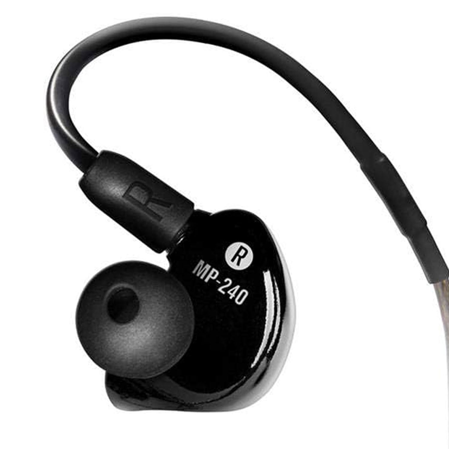 Mackie MP-240 słuchawki douszne z adapterem Bluetooth i chusteczką keepdrum