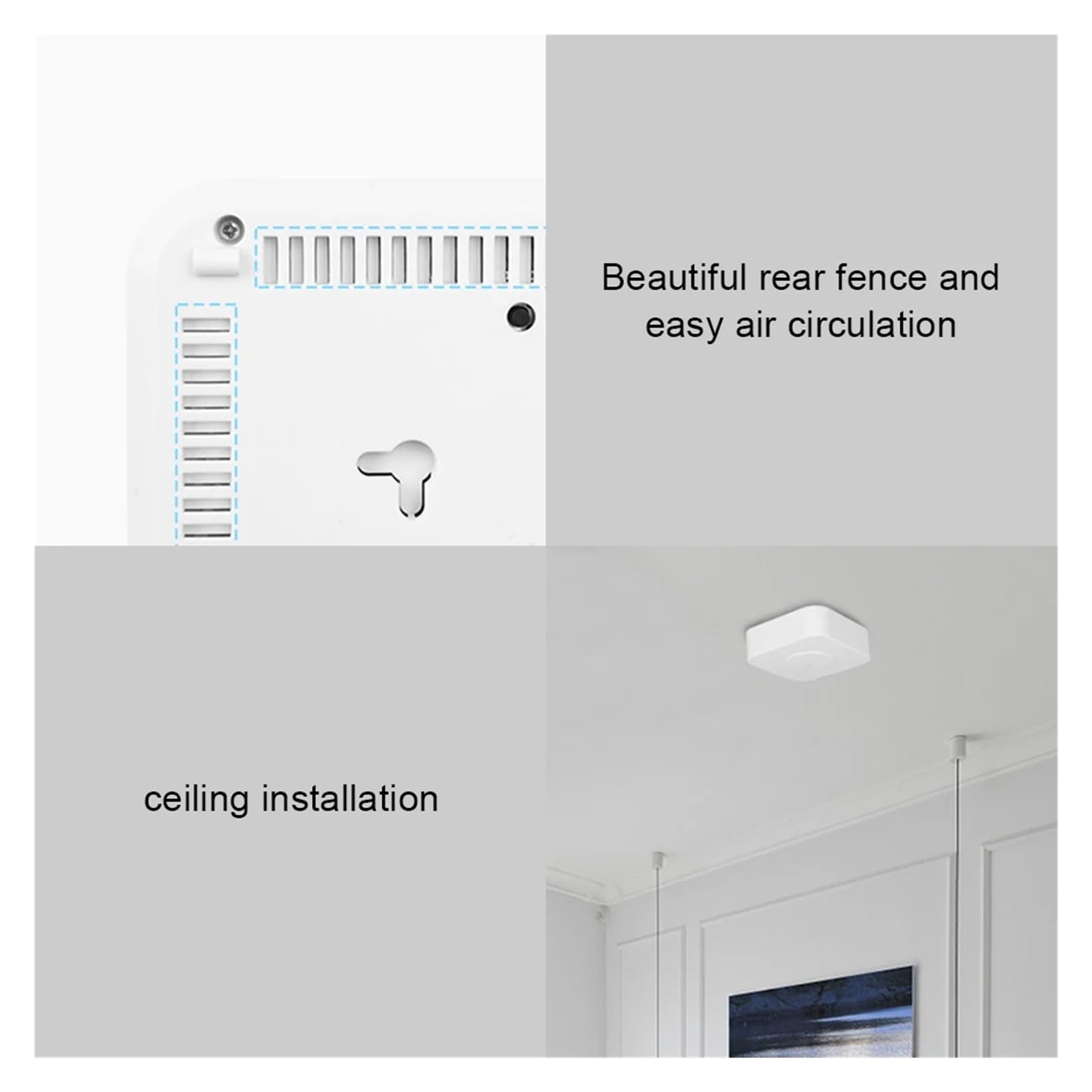 Inteligentny Dla Domowego Biura 6-w-1 Miernik CO2 WiFi Monitor Jakości Powietrza PM2.5 Formaldehyd TVOC Czujnik Temperatury I Wilgotności Dokładne Monitorowanie Czasie Rzeczywistym