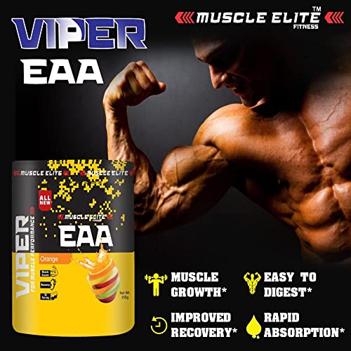 Image of EAA Supplement Muscle Growth | Recovery | 9 Amino Acids Supplement [Orange]
