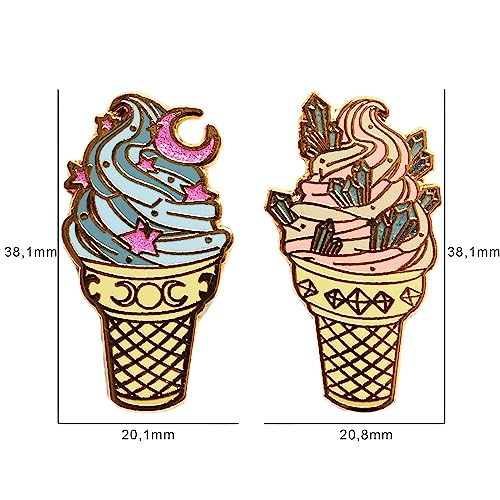 Image of Axex Cute Enamel Pins for Backpacks, Bags, Jackets & Clothes - Funny & Cool Decorative Lapel Pins