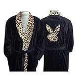 Playboy Bademantel Morgenmantel Leopard