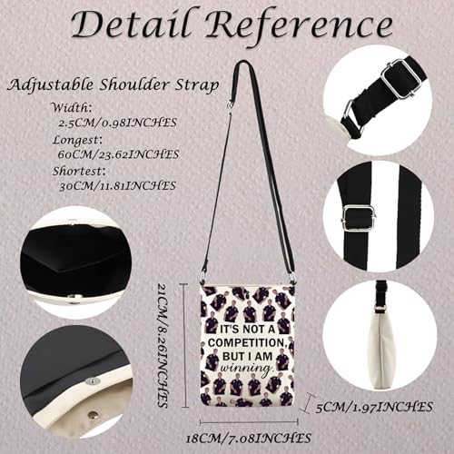 MNIGIU Police TV Show Inspired Gift Police TV Show Quote Crossbody Bag Police TV Show Merchandise for TV Lover2