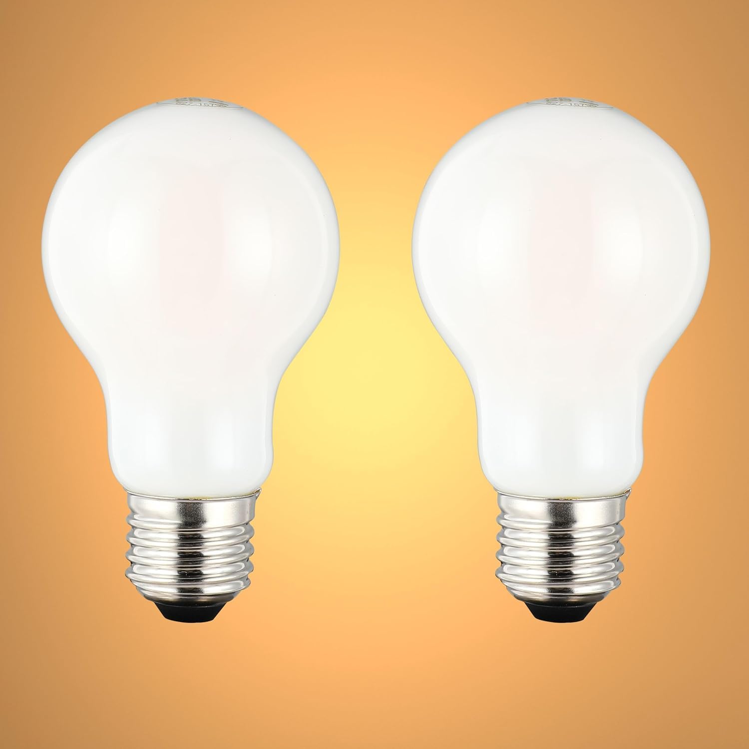 10W LED Glass GLS Bulb ES E27 Frosted 4000K Cool White Light - Ideal, Kitchen, Living Room. Pk of 2