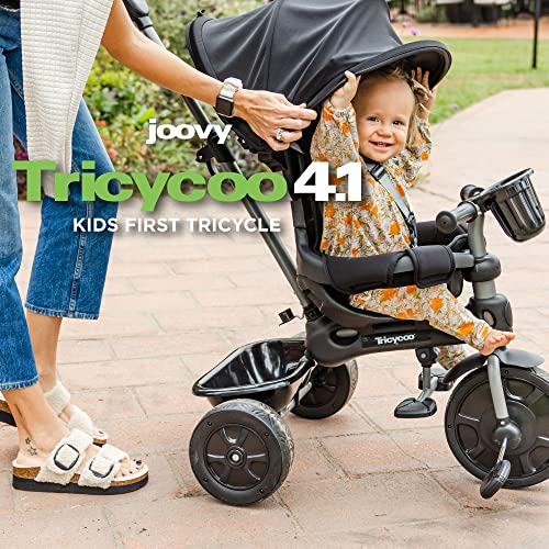 image for Joovy Tricycoo 4.1 Kids Tricycle with 4-Stages Featuring Extra-Wide Fr