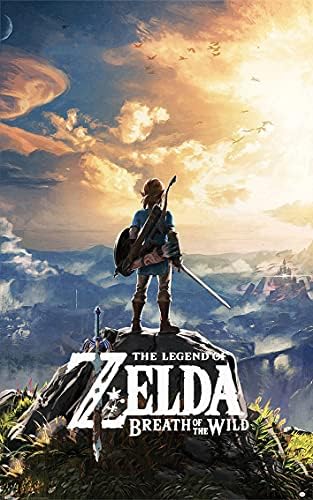 Fortiaboot Sunset The Legend of Zelda Breath of The Wild - Poster print Wall 15 x 23 Inches (38 x 58 cm) (380 x 580mm) Gift Decorative Print